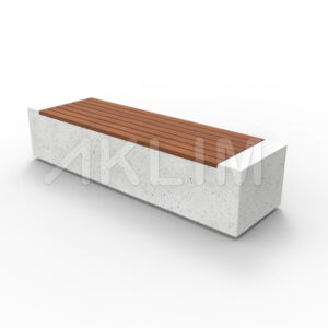 BANC M AVEC ASSISE BOIS #banc #Bancs #mobilierurbain #amenagement #amenagementjardin #espacevert AKLIM MAROC