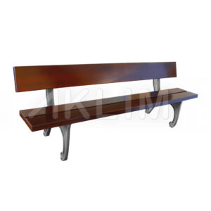 BANC en bois, pieds en fonte #banc #Bancs #mobilierurbain #urbain #urbaine #urbains #amenagement #amenagementjardin #espacevert AKLIM MAROC