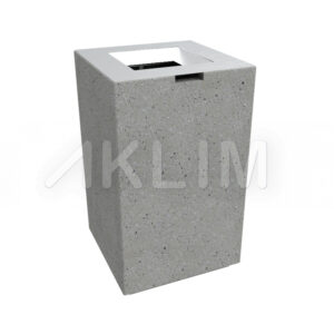 Corbeille AKLIDOUS SC1 600x600 H1000 mobilier urbain, espace vert, AKLIM MAROC #corbeille #corbeilles #mobilierurbain #urbain #urbaine #urbainart #urbains #urbaines #banc #espacevert