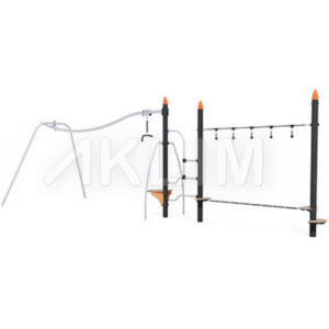 Parcours ninja - Passage aérien Agrès Sportif #sport #sports #sporty #sportlife #sporting #sportive AKLIM MAROC #aklim