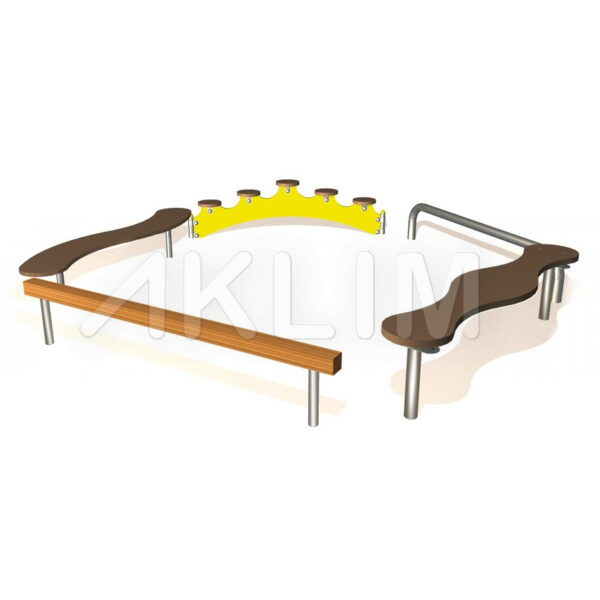 Notre gamme Parcours de la référence JEX0432-J09 Type AKLIM de la marque PROLUDIC ,mobilier urbain et d'aires de jeux AKLIM MAROC, offrant une variété de jeux pour enfants. Nos équipements de qualité incluent des aires de jeux interactives, des zones de jeux en plein air et des structures de jeu sécurisées. Encourageant l'activité physique, la créativité et le jeu actif, nos aires de jeux offrent un espace de divertissement sûr et amusant pour les enfants de tous âges. Explorez nos équipements de plein air pour créer des souvenirs de jeu inoubliables et stimuler le développement des jeunes explorateurs. "#mobilierurbain, #airedejeux, #jeux #jeuxdenfants #jeuxdenfant #AKLIM MAROC #aklim #streetfurniture #playgrounds #JeuxDEnfants #Playground#OutdoorPlayArea #KidsPlayZone#RecreationSpace #PlaySpace #ChildrensPlayground #PlaygroundEquipment#FunZone #AdventurePlayground #InteractivePlay #SafePlay #CreativePlay #OutdoorPlayground#PlaygroundDesign #ActivePlay #PlaygroundSafety #CommunityPlay #NaturePlay #PlaygroundActivities #PlaygroundFun #JeuxDExtérieur #AiresDeJeux #DivertissementEnPleinAir#EnfanceActive #AmusementEnExterieur #EspaceDeJeu #StructuresDeJeu #ParcPourEnfants #JouerDehors #SécuritéEnJeux #JeuxInteractifs #DécouvertesEnPleinAir#JeuxCollectifs#JeuxEnFamille #ÉquilibreEtCoordination #CréativitéEnPleinAir #JeunesExplorateurs #JeuActif #EnfantsHeureux
